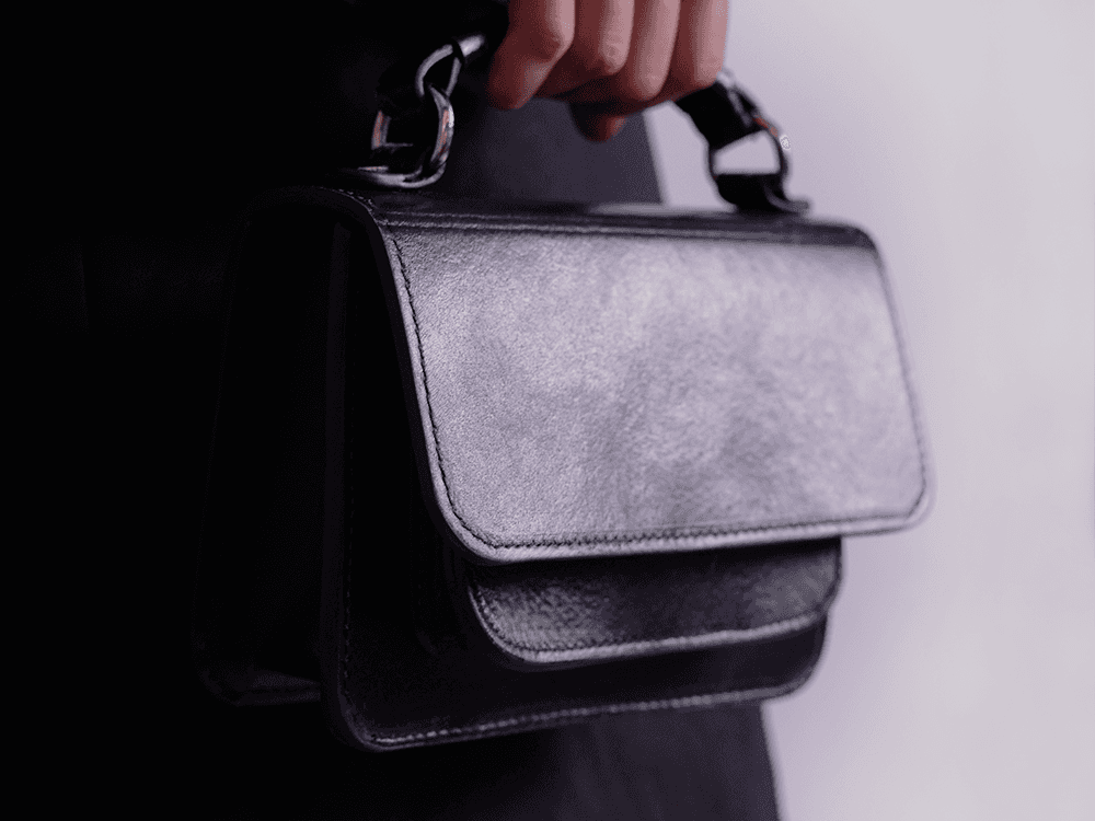 Handbag made from nanocellulose-based coated textile